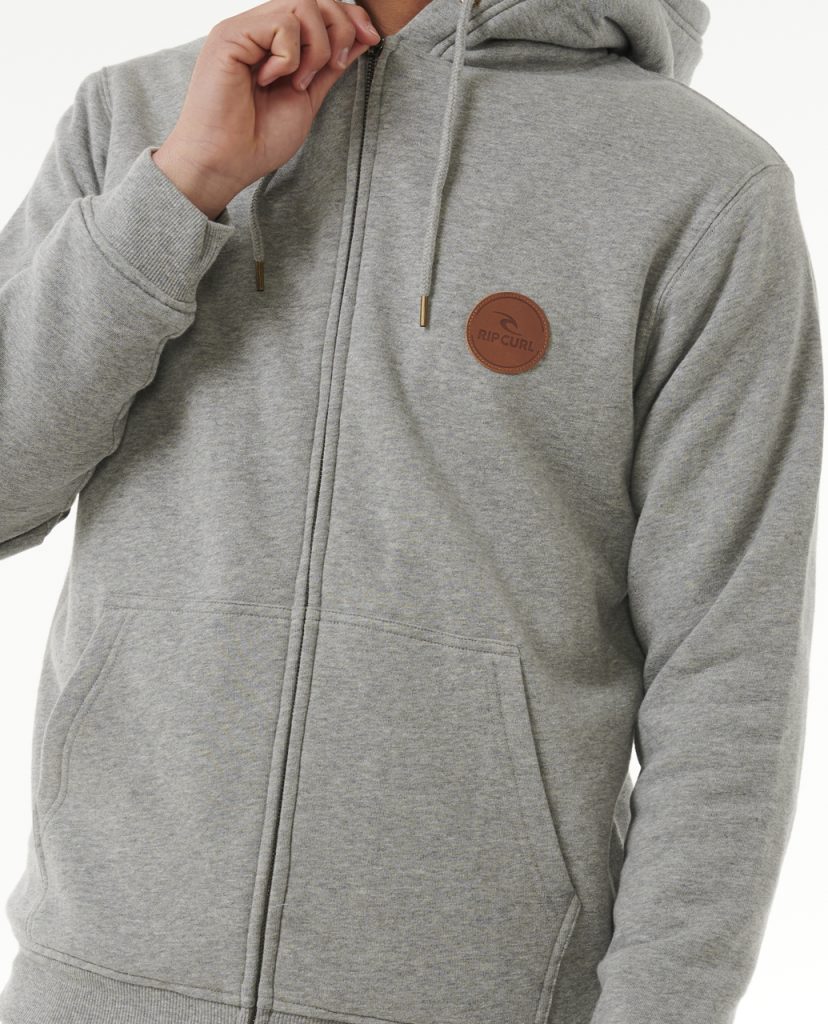 ICONS LINED ZIP THRU HOOD