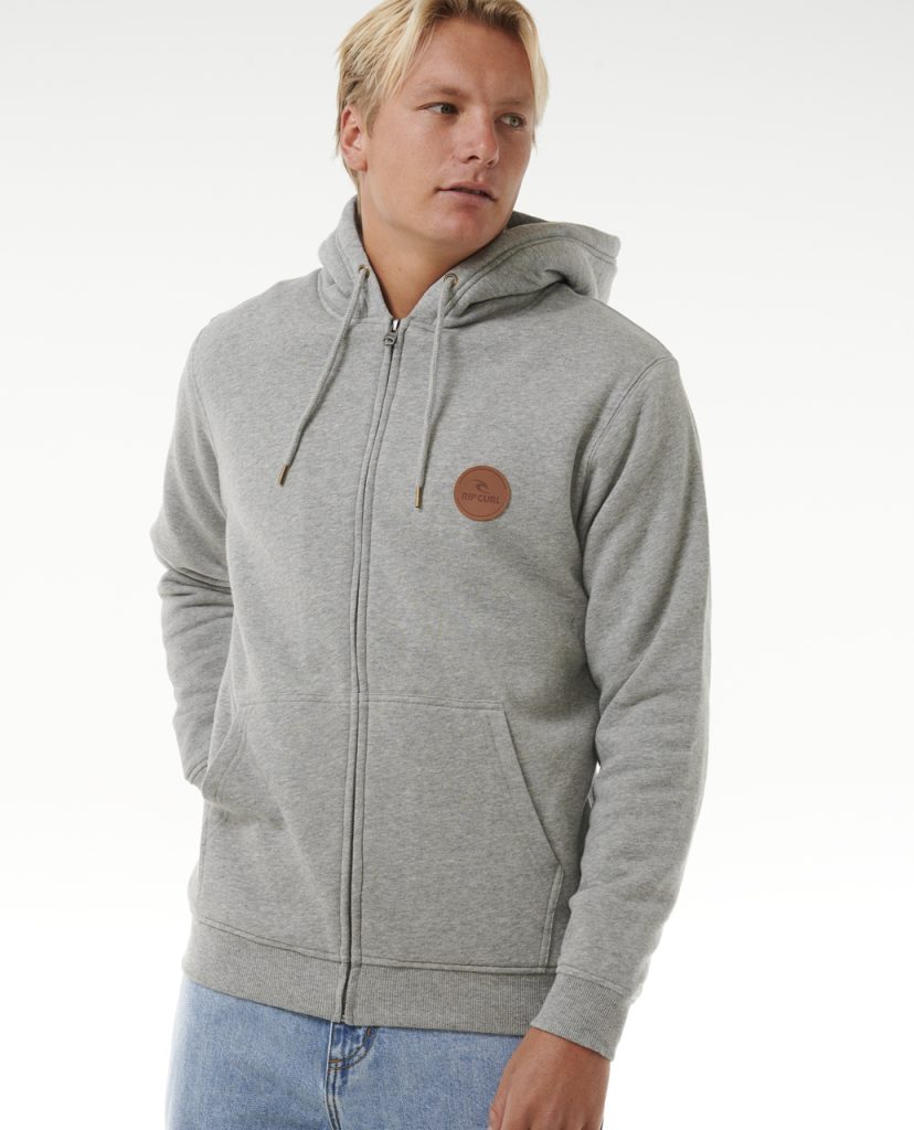 ICONS LINED ZIP THRU HOOD