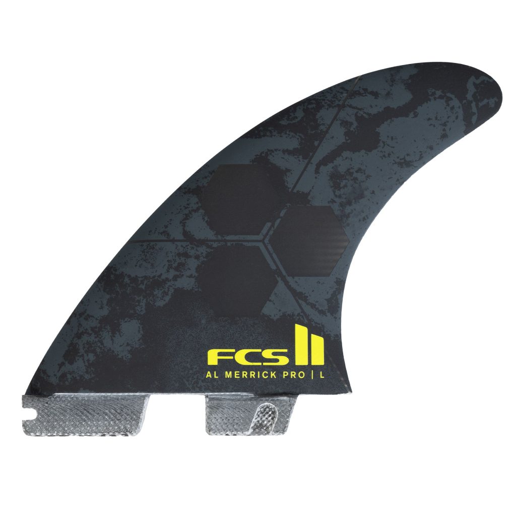 FCS II AM PG Black/Acid Large Tri Fins