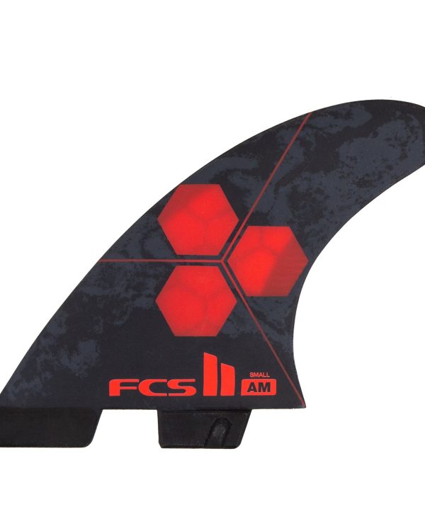 FCS II AM PC Small Red Tri Fins
