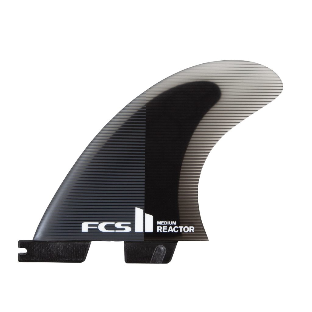 FCS II Reactor PC Small Charcoal/Black Tri Fins