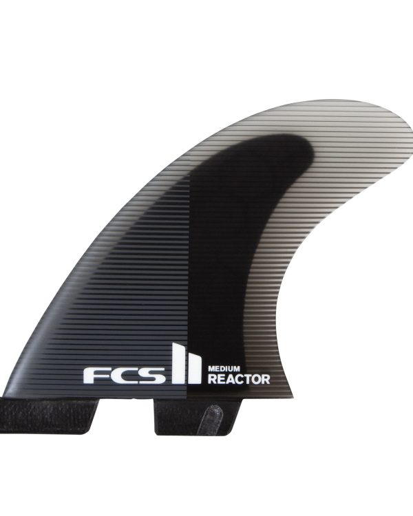 FCS II Reactor PC Small Charcoal/Black Tri Fins