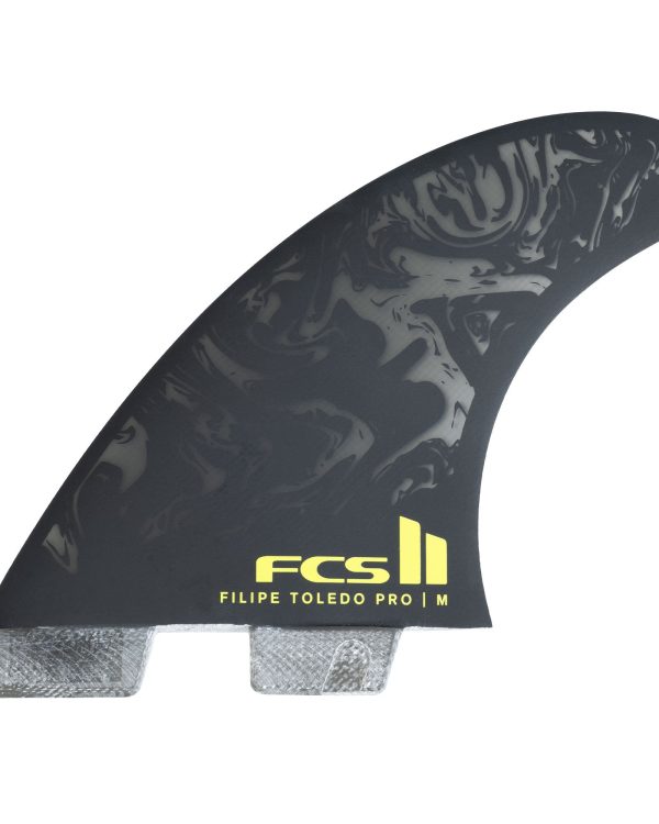 FCS II FT PG Black/Acid Large Tri Fins - vue alternative
