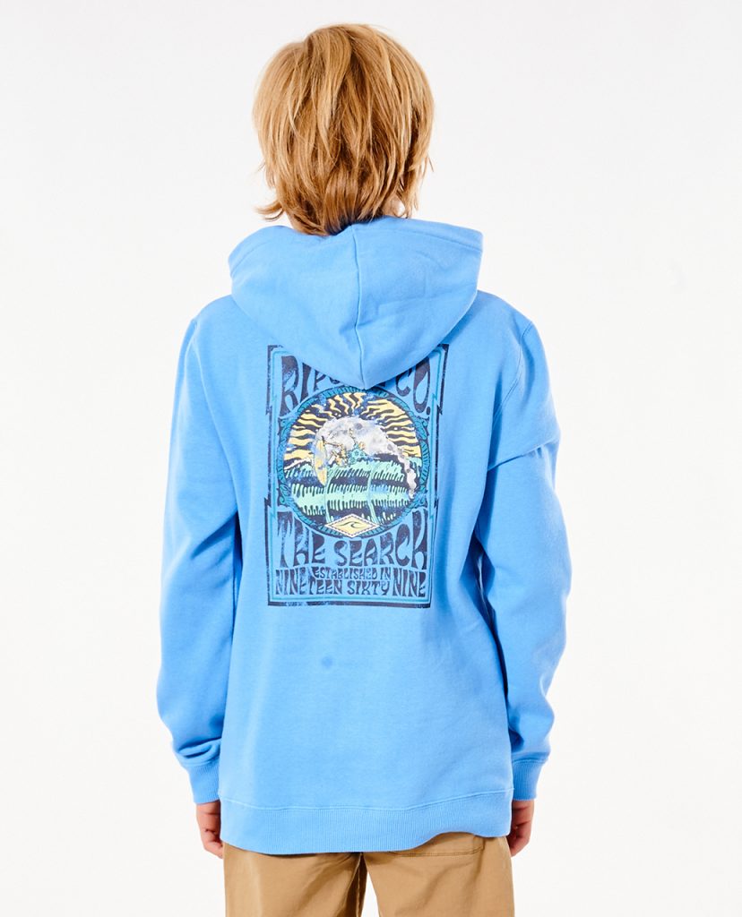 LAYBACK ZIP THRU HOOD