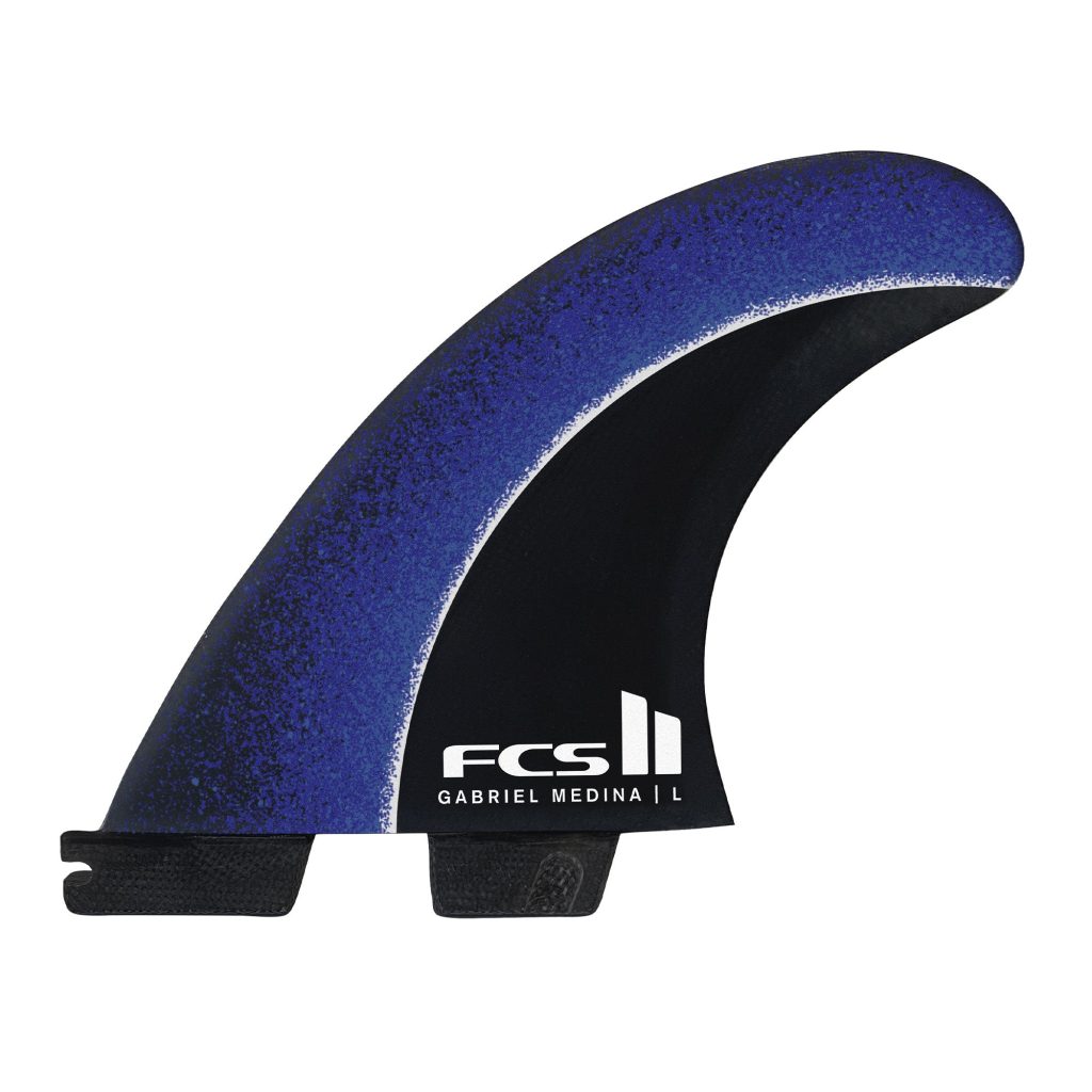 FCS II GM PC Aircore Blue Medium Tri Fins