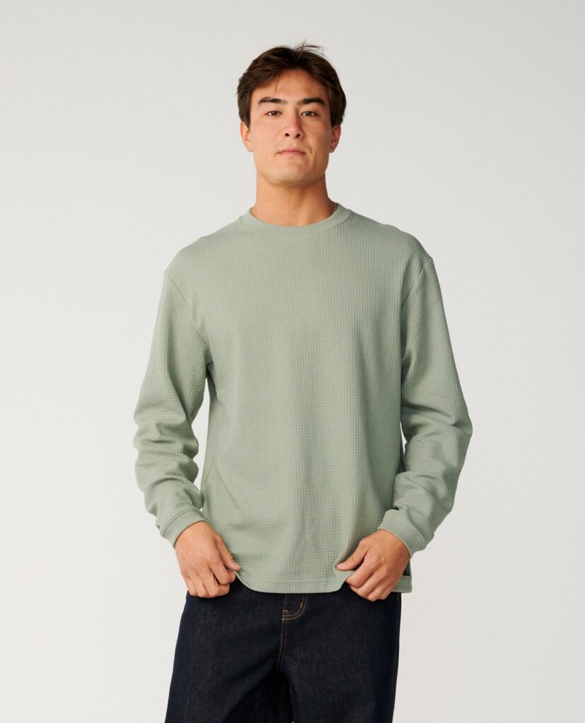 PREMIUM SURF WAFFLE L/S  TEE