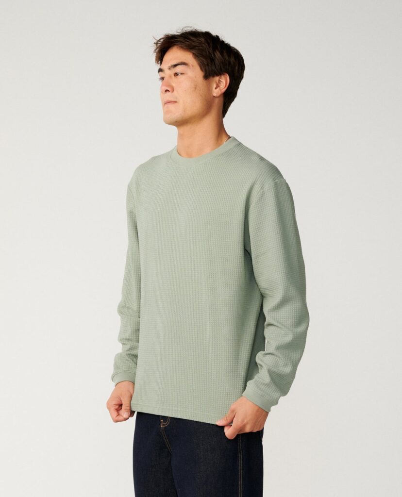 PREMIUM SURF WAFFLE L/S  TEE