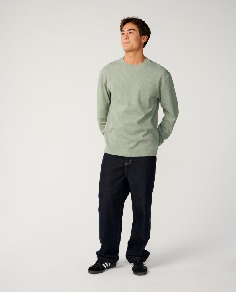 PREMIUM SURF WAFFLE L/S  TEE