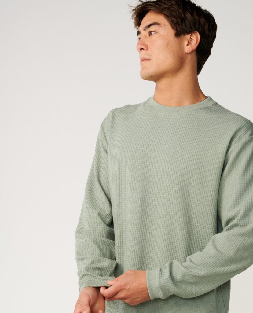 PREMIUM SURF WAFFLE L/S  TEE